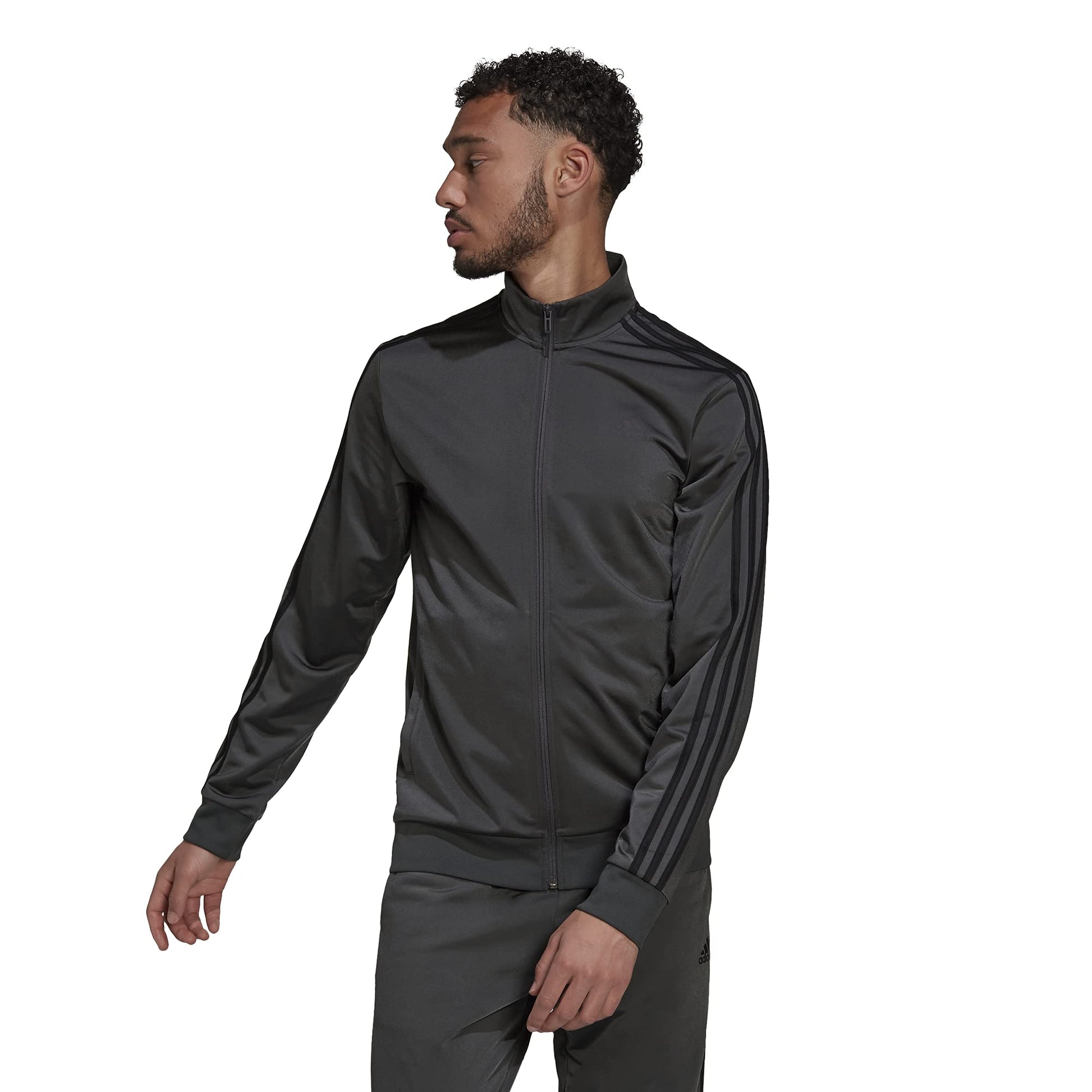 Men's Essentials Warm-Up 3-Stripes Track Top