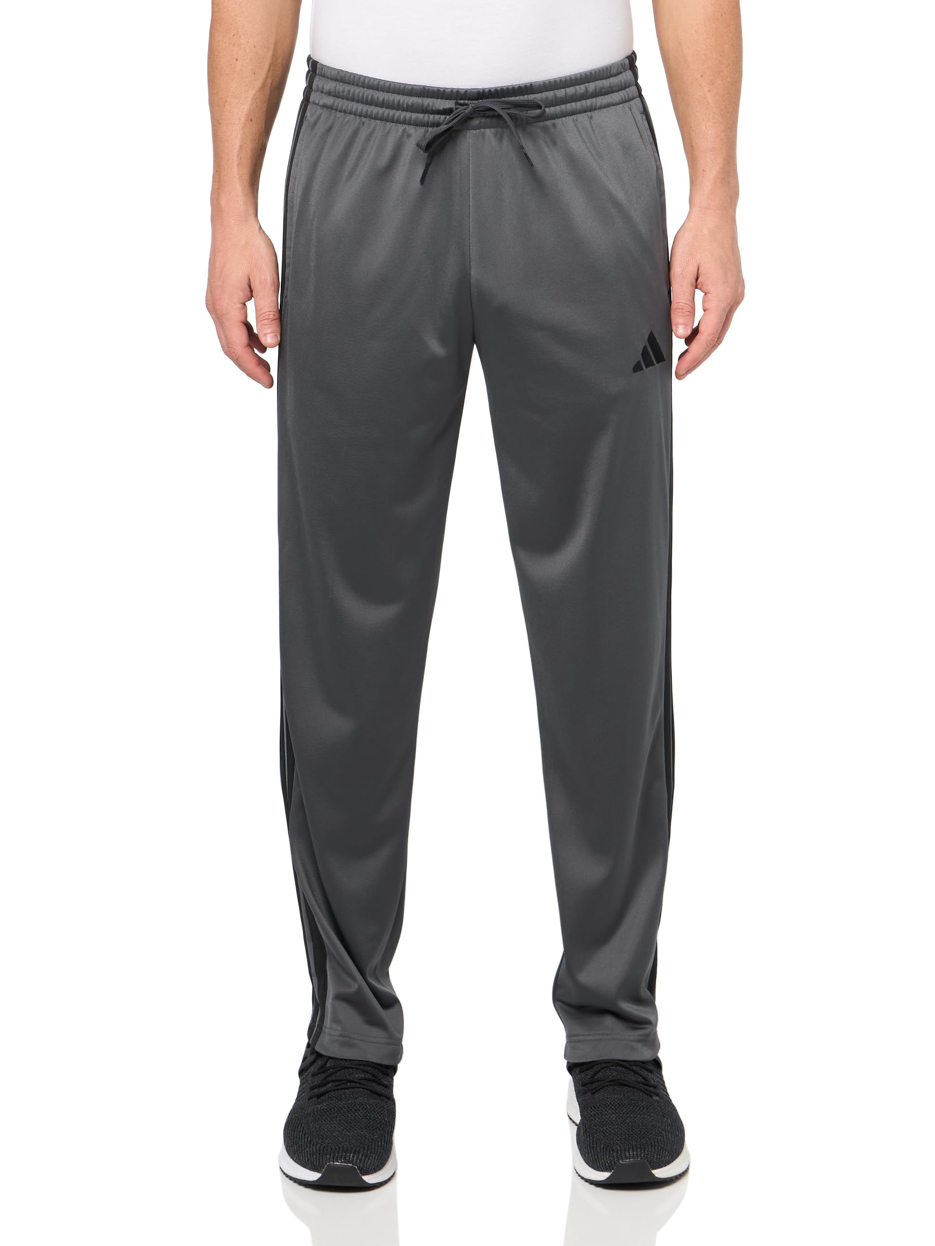 Men's 3-Stripes Tricot Open Hem Track Pants