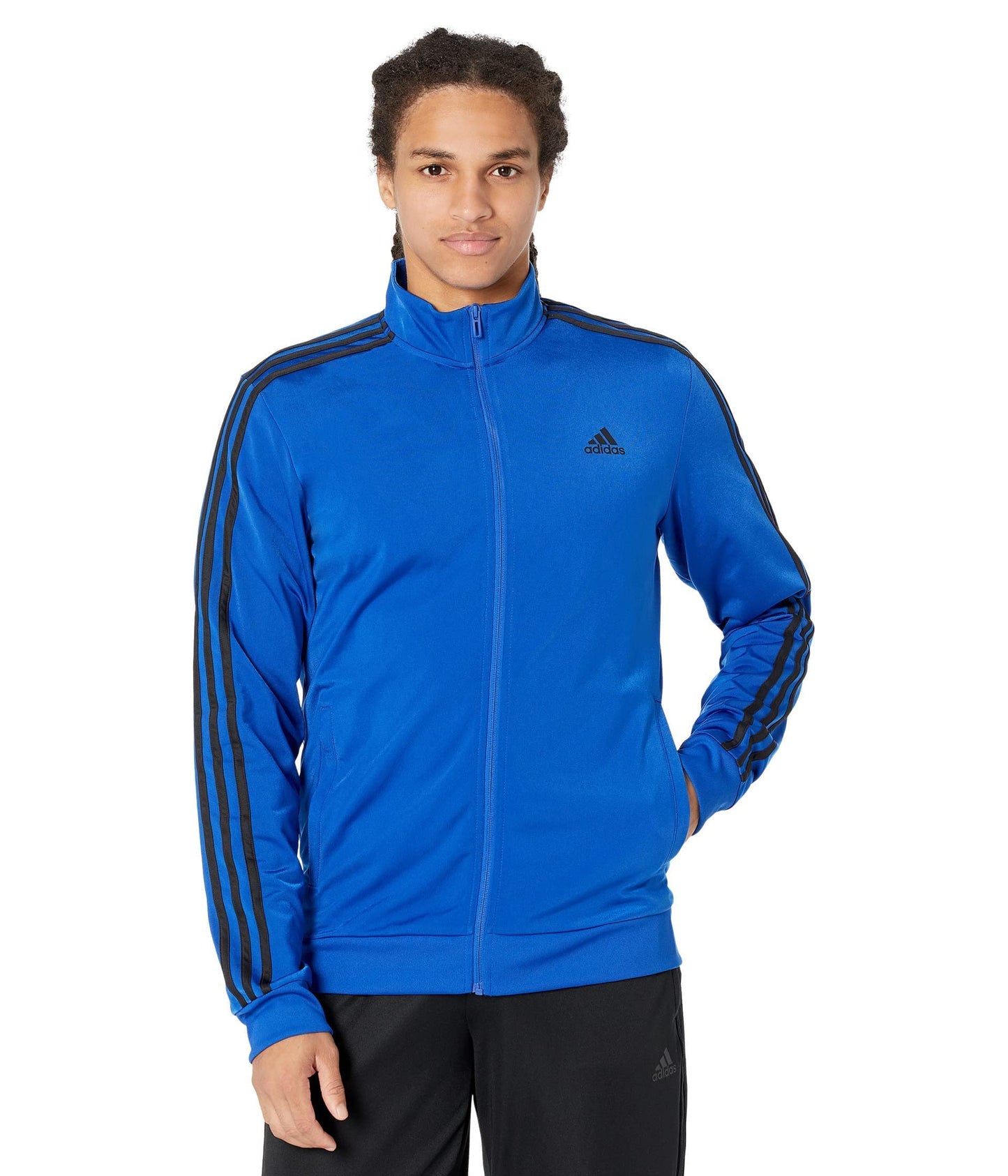 Men's Essentials Warm-Up 3-Stripes Track Top